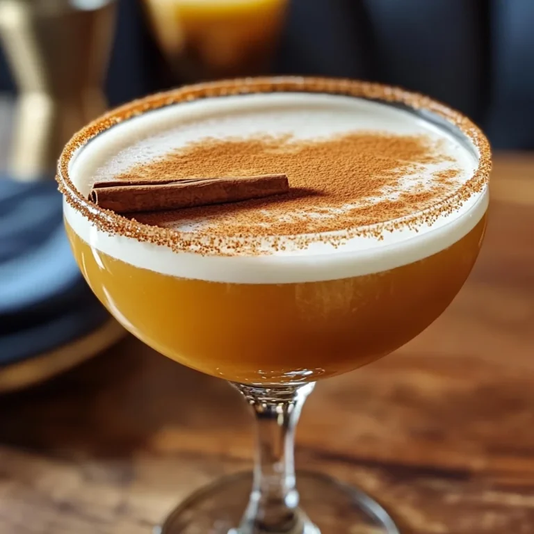 Pumpkin Pie Spice-and-Brandy Cocktail for Cozy Fall Nights