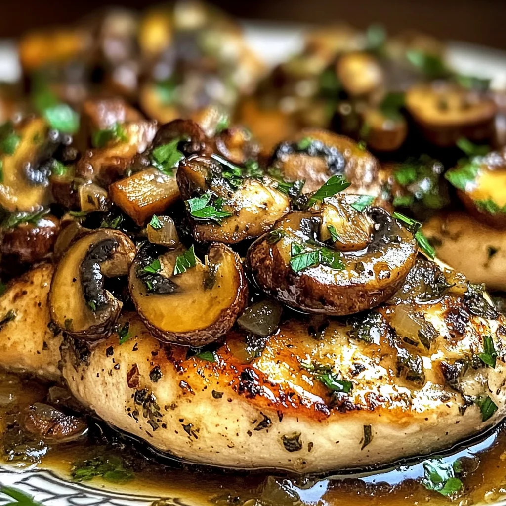 Savory Herb-Roasted Mushroom Chicken: An Amazing Ultimate Recipe