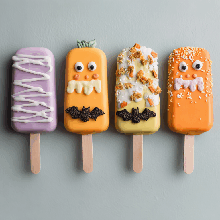 Halloween Cakesicles