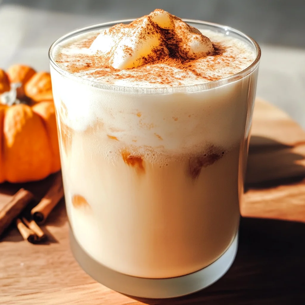 Iced Pumpkin Cream Chai Tea Latte (Starbucks Copycat)