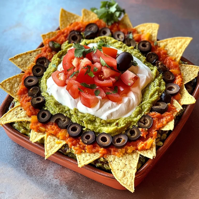 Spiderweb Seven Layer Dip Board
