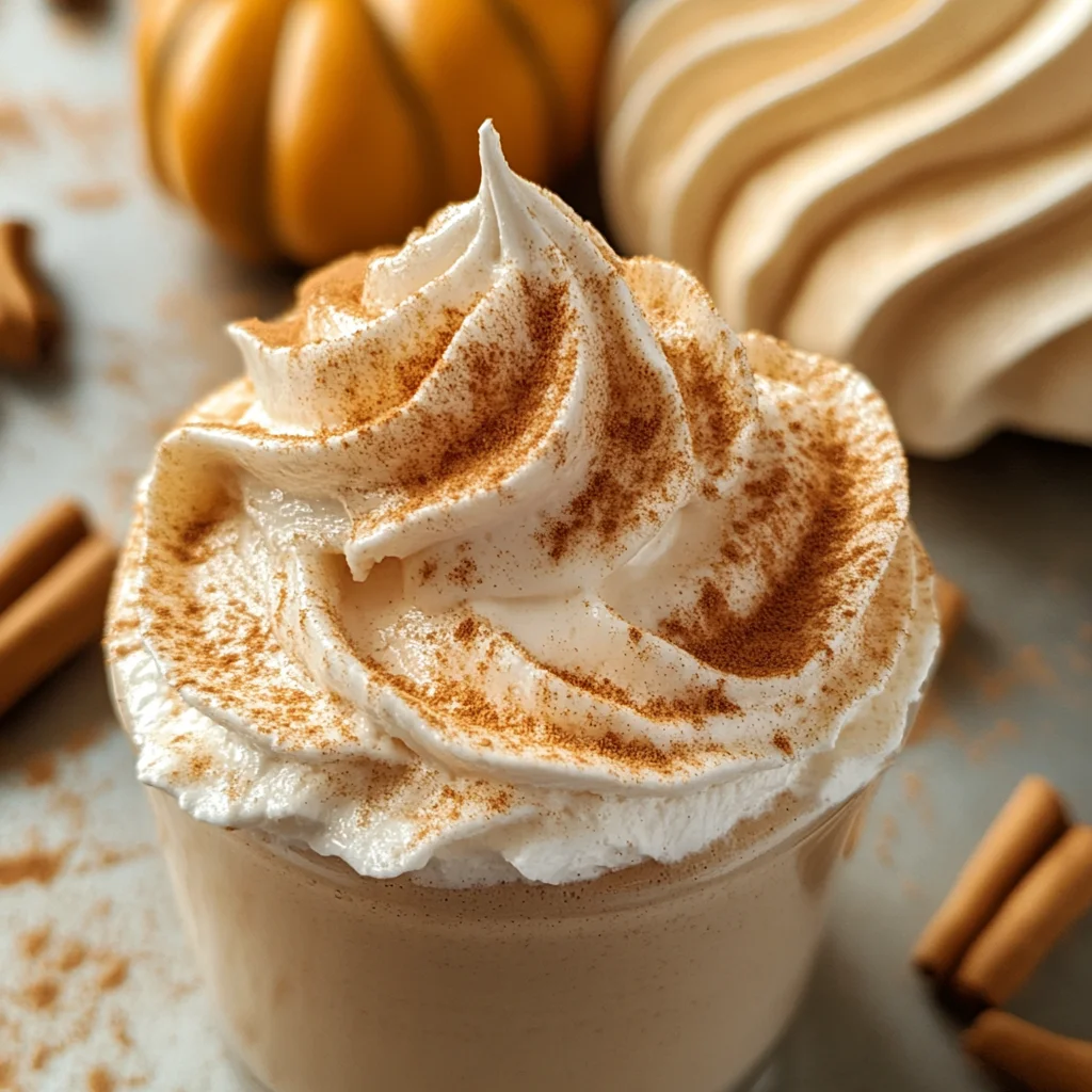 Starbucks Pumpkin Spice Whipped Cream
