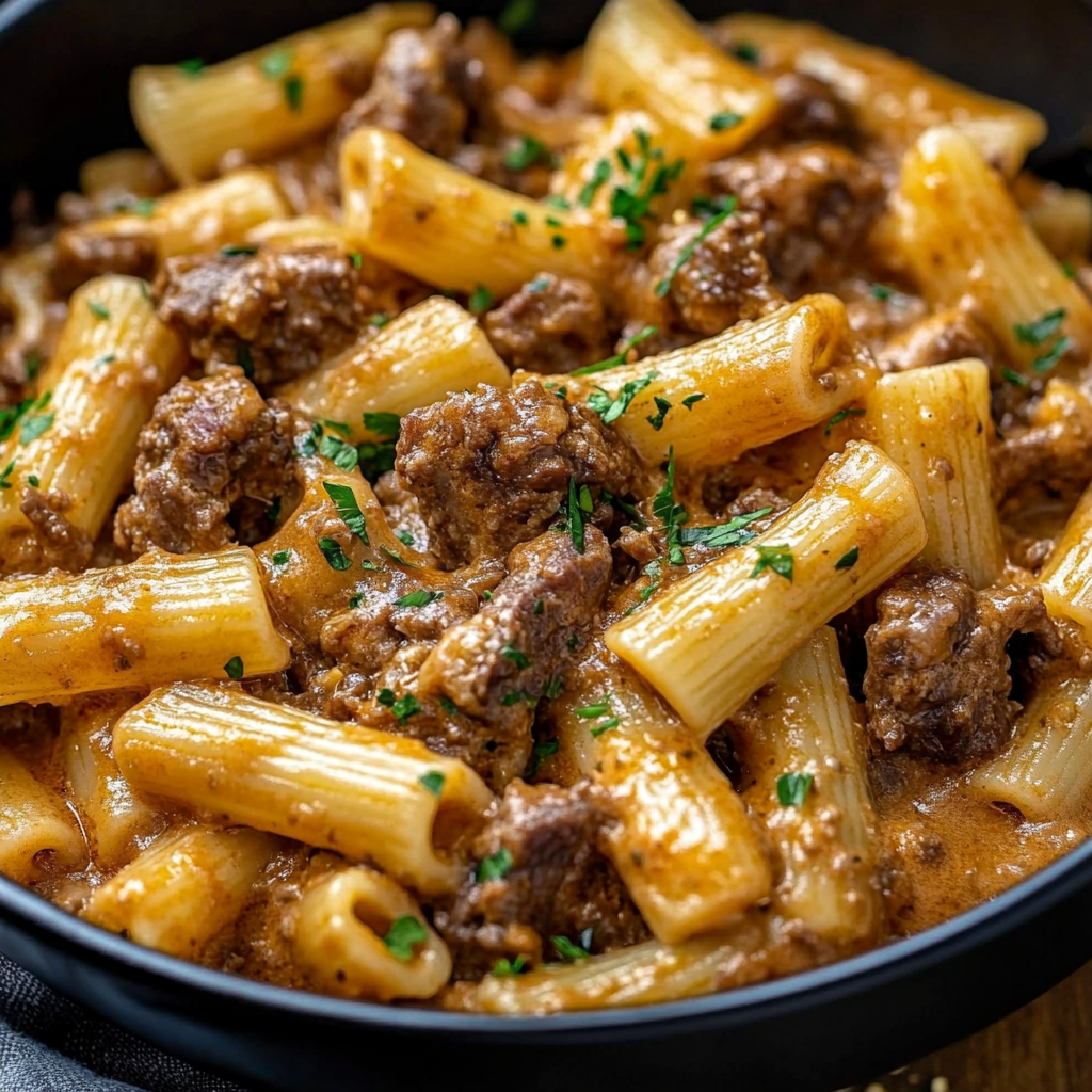 Creamy Beef Pasta Recipe
