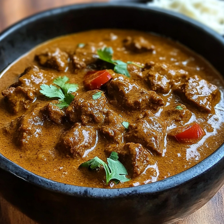 Slow-Cooked Beef Curry in Spiced Coconut Gravy